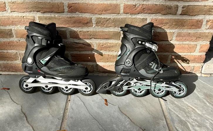 Fila Fitness Skates Primo Air Zone – Zwart/Groen – Maat 41, Sport en Fitness, Skeelers, Zo goed als nieuw, Ophalen of Verzenden