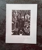 Houtsnede Ere aan Pieter Breughel door Frans Masereel, Antiek en Kunst, Ophalen of Verzenden