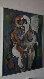 Groot werk Karel Appel  Uniek werk  Ingelijst  Gesigneerd en, Ophalen