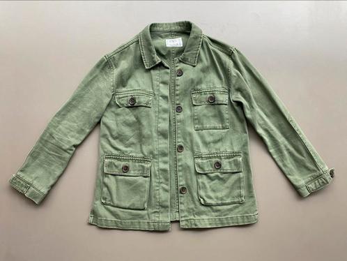 Kaki jas katoen meisje Zara 152, Kinderen en Baby's, Kinderkleding | Maat 152, Zo goed als nieuw, Meisje, Jas, Ophalen of Verzenden