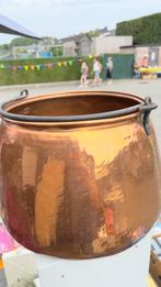 Zeer grote koperen bloempot, Tuin en Terras, Bloempotten, Ophalen, Zo goed als nieuw
