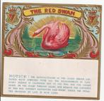 kistetiket   THE  RED  SWAN, Collections, Envoi, Bagues de cigare, Neuf