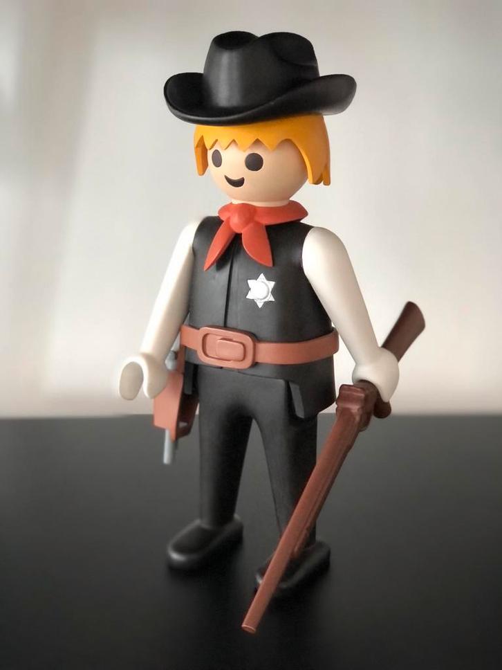 Playmobil De sheriff Leblon Delienne, Verzamelen, Beelden en Beeldjes, Zo goed als nieuw, Ophalen of Verzenden