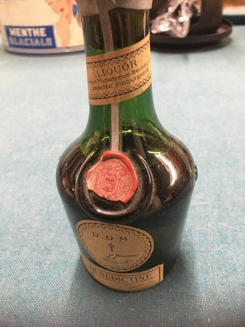 Bénédictine liqueur ancienne bouteille encore fermée /, Verzamelen, Overige Verzamelen, Zo goed als nieuw, Ophalen