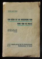 Een keur uit de verzekens van Fons Van de Maele, Livres, Enlèvement ou Envoi, Utilisé