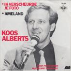 Koos Alberts – Ik Verscheurde Je Foto / Ameland, Autres formats, Utilisé, Enlèvement ou Envoi, Chanson réaliste ou Smartlap