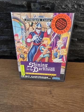 Shining in the Darkness spel voor Sega Megadrive beschikbaar voor biedingen