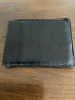Portefeuille, Handtassen en Accessoires, Portemonnees, Gebruikt, Zwart, Leder, Ophalen