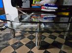 Glazen woonkamertafel, Huis en Inrichting, Ophalen, Gebruikt, Glas