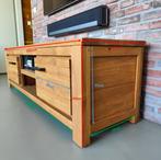 Tv meubel dressoir teakhout kast oud recycled teak televisie, Ophalen, 150 tot 200 cm, Zo goed als nieuw, Minder dan 100 cm