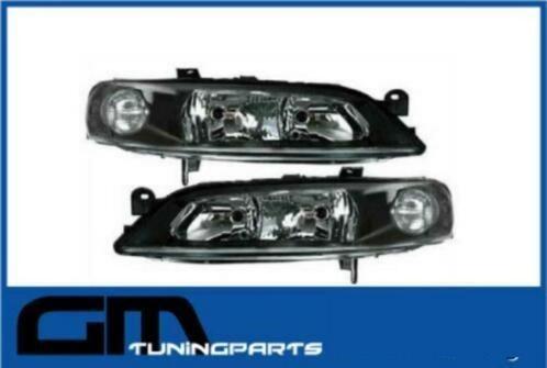 # Zwarte heldere koplampen opel Vectra B #, Auto-onderdelen, Verlichting, Opel, Nieuw, Ophalen of Verzenden