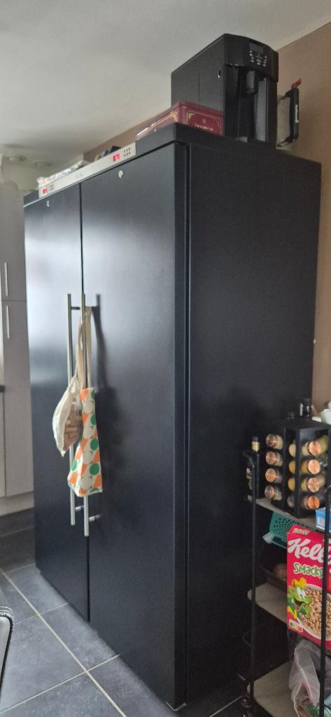 cave a vin 470 bouteilles, Elektronische apparatuur, Koelkasten en IJskasten, Zo goed als nieuw, Zonder vriesvak, 160 cm of meer