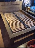 Lit à vendre avec sommier à lattes !, Maison & Meubles, Autres couleurs, Enlèvement, 200 cm, Bois