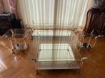 set salontafels, Huis en Inrichting, Ophalen, Zo goed als nieuw, Rechthoekig, Glas