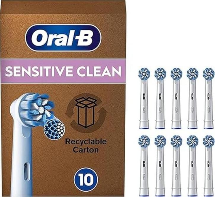 Oral B Pro Sensitive Clean | 10 stuks | tandenborstelkoppen, Handtassen en Accessoires, Uiterlijk | Mondverzorging, Nieuw, Opzetborstel