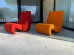 Amoebe loungestoelen van Verner Panton voor Vitra, Minder dan 150 cm, Design, Gebruikt, Stof