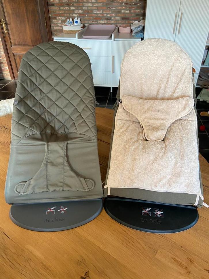 2x wipper Babybjorn + verschillende toebehoren, Kinderen en Baby's, Wipstoeltjes, Zo goed als nieuw, Ophalen