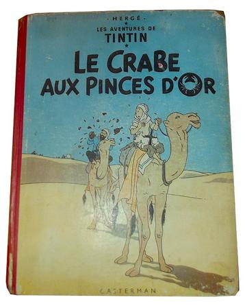 TINTIN "Le Crabe aux Pinces d'Or", Une BD, Enlèvement ou Envoi, Utilisé, Hergé