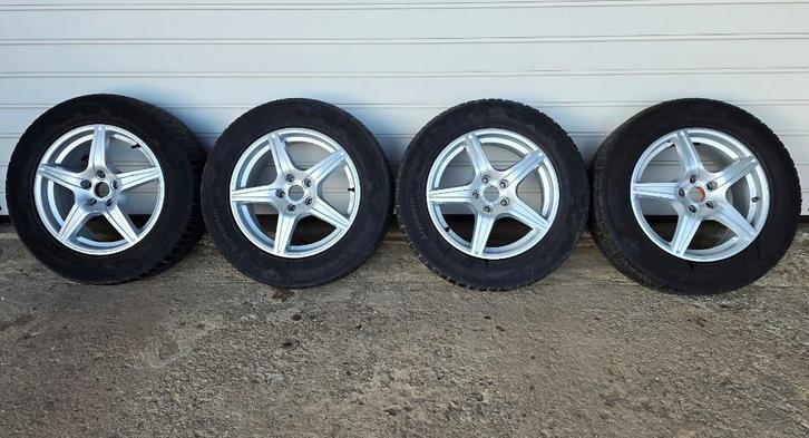 4 wielen 7,5 x 17 ET 47 - (Audi-Mercedes), Auto-onderdelen, Banden en Velgen, Banden en Velgen, Winterbanden, 17 inch, 235 mm