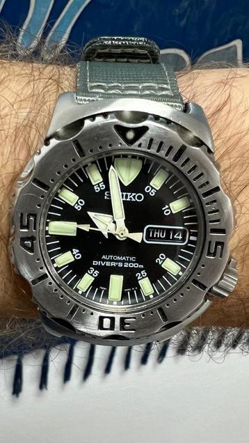 ️ Seiko Black Monster SKX779 de 1re génération — Entièreme, Bijoux, Sacs & Beauté, Montres | Hommes, Montre-bracelet, Seiko, Enlèvement ou Envoi