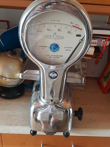 Vintage, SUPREMA kruideniersweegschaal 2 kg in roestvrij sta beschikbaar voor biedingen