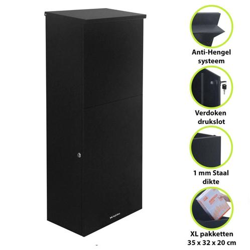 Logixbox - Pakket Brievenbus - Trendybox, Tuin en Terras, Brievenbussen, Nieuw, Staande brievenbus, Staal, Ophalen of Verzenden