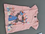 roze t-shirt met meisje, CA, 134, Kinderen en Baby's, Kinderkleding | Maat 134, Ophalen of Verzenden, Zo goed als nieuw, Meisje