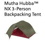 MSR tent Mutha Hubba NX 3 personen, Caravanes & Camping, Tentes, Jusqu'à 3, Neuf