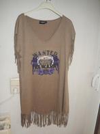 Beige top met franjes maat xxl (zgan), Vêtements | Femmes, Tops, Enlèvement, Comme neuf, Beige