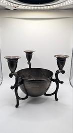 3 chandeliers en étain, Antiquités & Art, Enlèvement ou Envoi