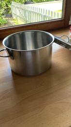 Casserole 6 litres, Huis en Inrichting, Keuken | Potten en Pannen, Inox, Gebruikt, Keramische plaat, Ophalen
