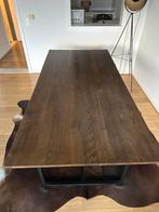 Houten eettafel, Ophalen, Gebruikt, 200 cm of meer, 50 tot 100 cm