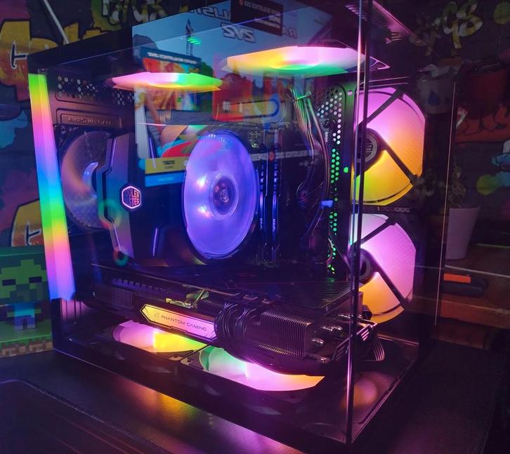 Gaming PC – Ryzen 5 5600X | RX 6750 XT | 16GB RAM | B550M |, Computers en Software, Desktop Pc's, Gebruikt, 3 tot 4 Ghz, SSD, 16 GB