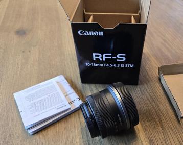 Objectif Canon RF-S 10-18mm f4,5-6,3 IS STM neuf beschikbaar voor biedingen
