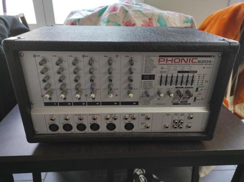 Phonic 620+ mixer, Musique & Instruments, Tables de mixage, Utilisé, 5 à 10 canaux, Entrée micro, Enlèvement