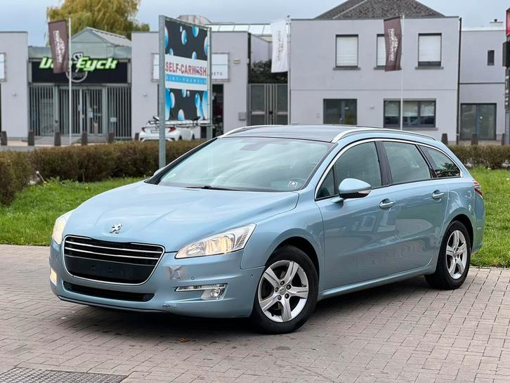 Peugeot 508 2.0 diesel, Auto's, Peugeot, Bedrijf, Te koop, Diesel, Euro 5, Break, 5 deurs, Handgeschakeld, Blauw, Zwart, Leder en Stof