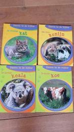 4 verschillende boeken over dieren, Enlèvement ou Envoi, Comme neuf, Autres espèces