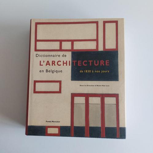 Dictionnaire de l'Architecture en Belgique de 1830 à nos jou, Livres, Art & Culture | Architecture, Utilisé, Architecture général