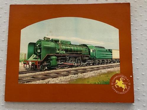 Prentenalbum Jacques : Treinen / Locomotief ( 1952), Boeken, Prentenboeken en Plaatjesalbums, Ophalen of Verzenden