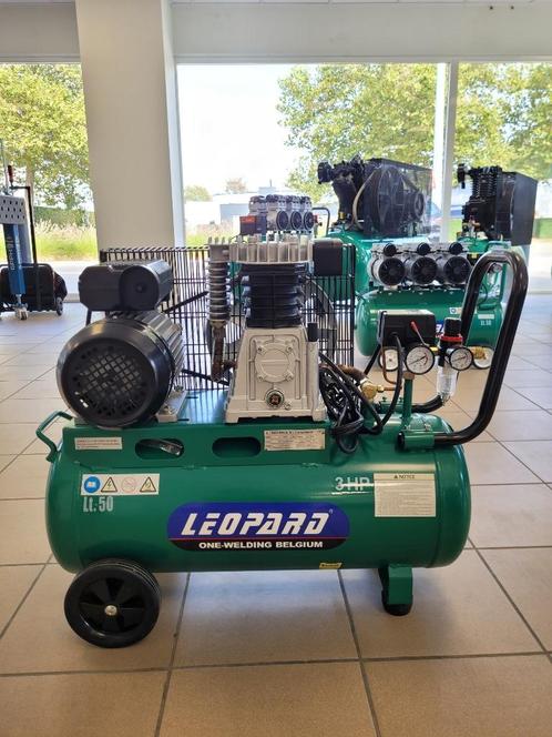 Leopard lucht compressor 2070T 50L (220V), Doe-het-zelf en Bouw, Compressors, Nieuw, 6 tot 10 bar, 25 tot 100 liter, Verzenden