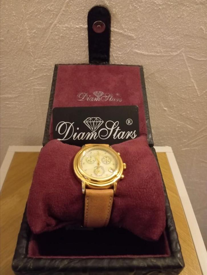 Montre Diamstars, Handtassen en Accessoires, Overige Accessoires, Zo goed als nieuw, Ophalen of Verzenden