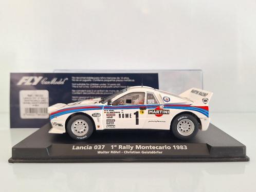 Fly Lancia 037 1 Rally Montecarlo 1983 Martini Walter Rohrl , Kinderen en Baby's, Speelgoed | Racebanen, Nieuw, Racebaan, Elektrisch