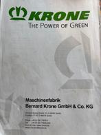 Handleiding (4 documenten) Krone cirkelschudder, Veehouderij, Krone, Weidebouw, Ophalen of Verzenden