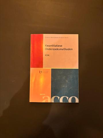 Dimitri Mortelmans - Kwantitatieve Onderzoeksmethoden beschikbaar voor biedingen