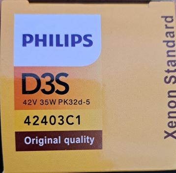 Philips D3S Xenon neuf.Disponible à Liège ou Bruxelles. beschikbaar voor biedingen