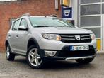 Dacia Sandero Stepway 0.9 TCe Navigatie 49000 km, Auto's, Dacia, Stof, Zwart, Cruise Control, Bedrijf