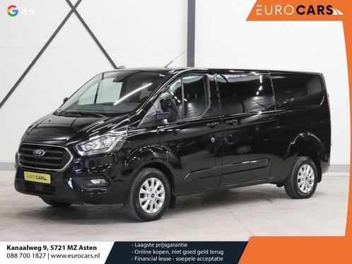 Ford Transit Custom 130pk Automaat L2H1 Limited Dubbele cabi, Autos, Camionnettes & Utilitaires, Entreprise, Achat, ABS, Airbags