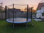 Trampoline 370cm met veiligheidsnet en ladder, Ophalen, Gebruikt