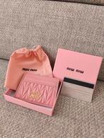 Miu miu roze kaarthouder, portemonnee, portemonnee, Ophalen, Nieuw, Roze, Overige merken