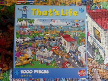 Puzzel That’s life :  File naar zee – 1000 stukjes beschikbaar voor biedingen
